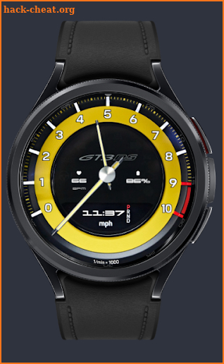 Porsche GT3RS Watch Face screenshot