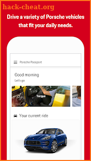 Porsche Passport screenshot