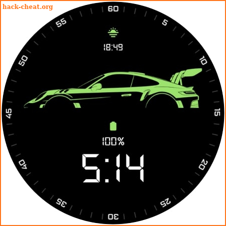 Porsche Silhouette - Watchface screenshot