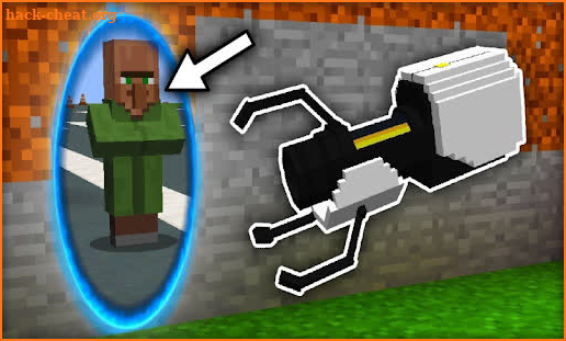 Portal Guns Mod for Minecraft PE screenshot