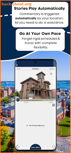 Portland Maine Audio GPS Guide screenshot