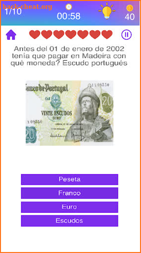 Portuguese Quiz screenshot