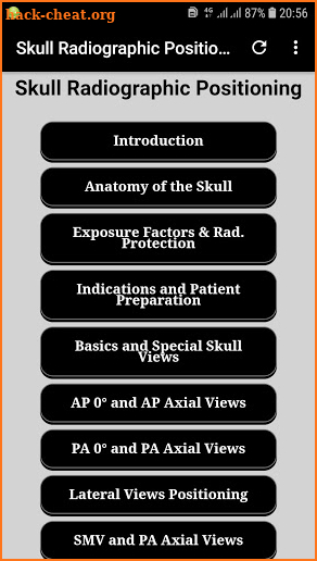 Positioning and Radiographic Anatomy of the Skull screenshot