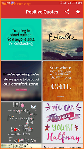 Positive Quotes screenshot