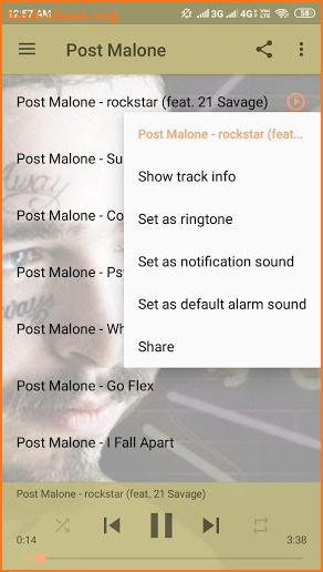 Post Malone Best Songs & Ringtones 2019 screenshot