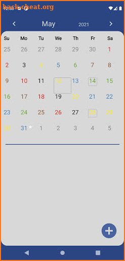 Postal Calendar Free Version screenshot