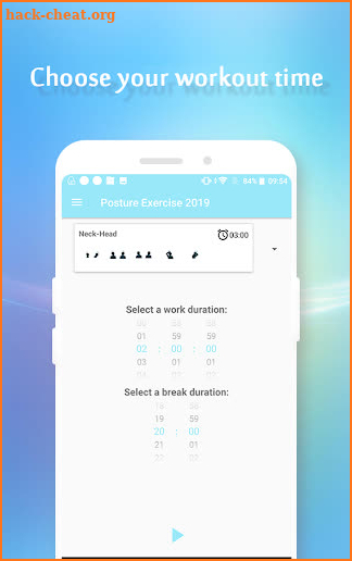 Posture Exercise 2019 screenshot