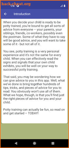 Potty Training for kids screenshot