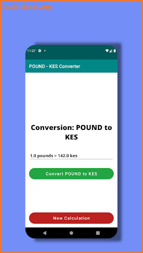 Pound to Kes Converter screenshot