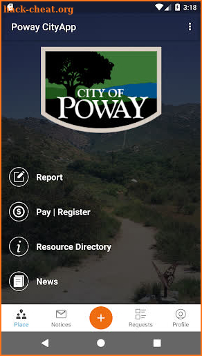 Poway CityApp screenshot