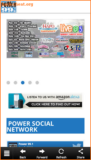 Power 99.1 screenshot