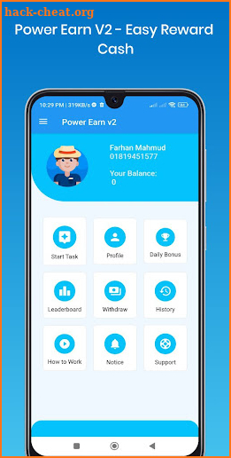 Power earn v2 screenshot