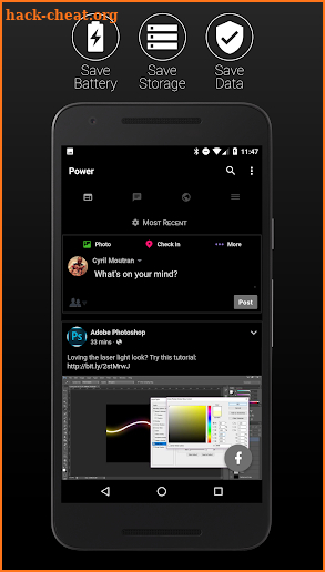 Power for Facebook screenshot