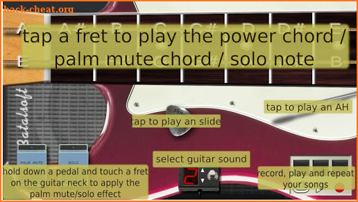 Power guitar HD - chords, guitar solos, palm mute screenshot