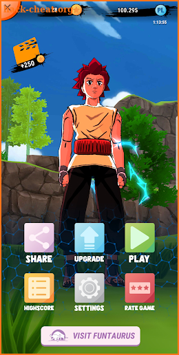 Power Level Warrior Tap Trainer screenshot