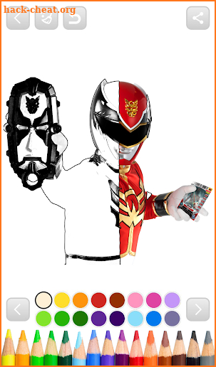 Power Ranger Coloring Book Games screenshot