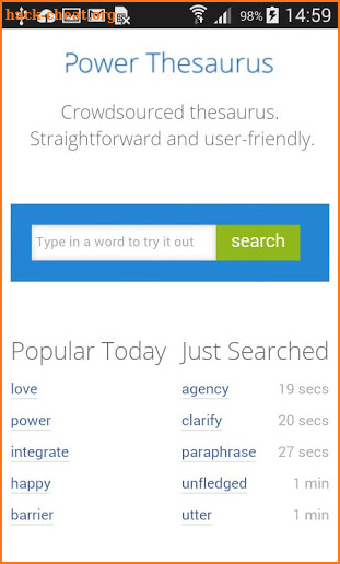 Power Thesaurus Pro screenshot