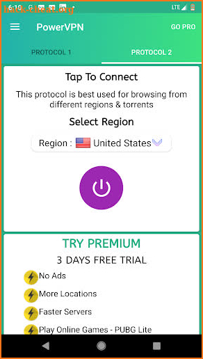 Power VPN Free VPN screenshot