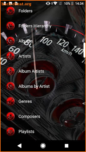 Poweramp Skin v3 Speed! screenshot