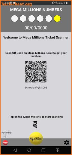 Powerball and Mega Millions QR screenshot