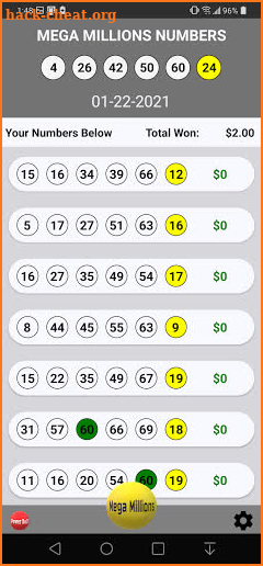 Powerball and Mega Millions QR screenshot