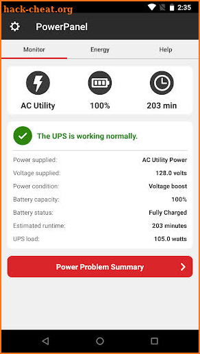 PowerPanel Cloud screenshot