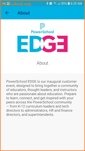 PowerSchool Events screenshot