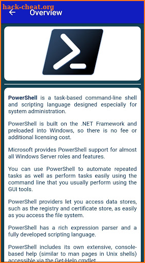 PowerShell screenshot