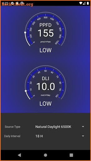 PPFD Meter | Plant Grow Light Meter | LUX DLI screenshot