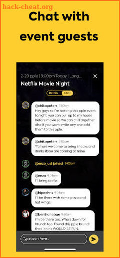 PPLEAPP - Events screenshot