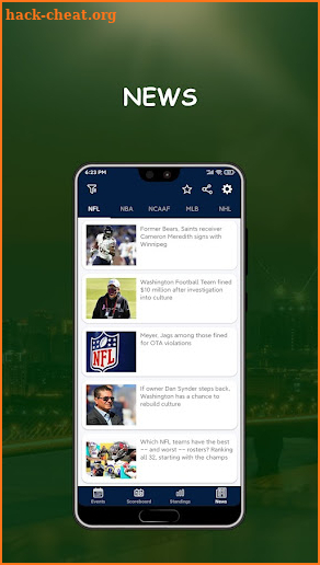 Pr Live Streaming NFL NBA NCAAF MLB NHL And More screenshot