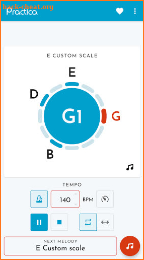 Practica - musical exercise and inspiration screenshot
