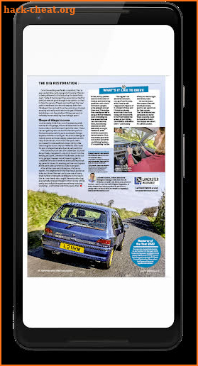 Practical Classics Magazine screenshot