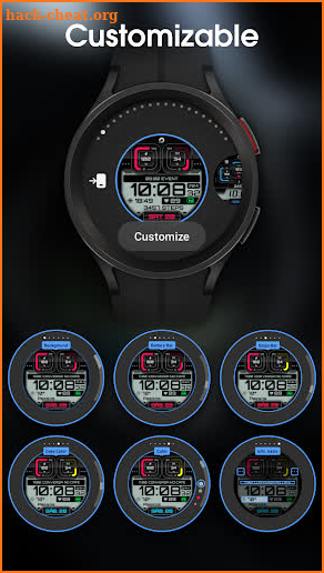 PRADO 01 Digital Watch Face screenshot