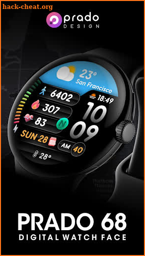 PRADO 68 Digital Watch Face screenshot