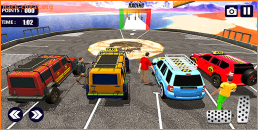 Prado Taxi Car Impossible Tracks Crazy Car Stunts screenshot