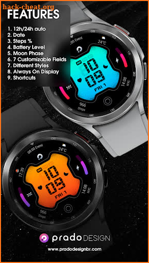 PRADO X9 - Digital Watch Face screenshot