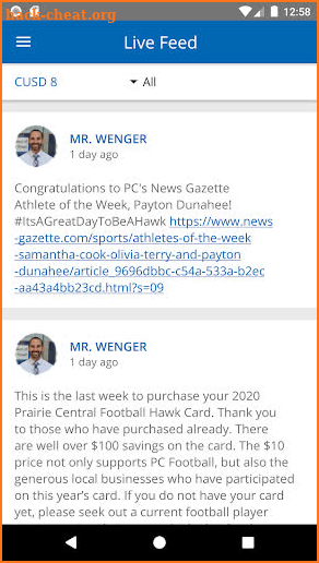 Prairie Central CUSD 8 screenshot