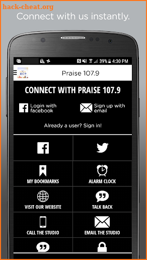 Praise 107.9 screenshot