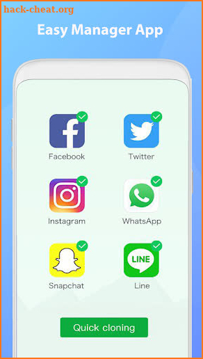 Prallel Dual Space App Messenger screenshot