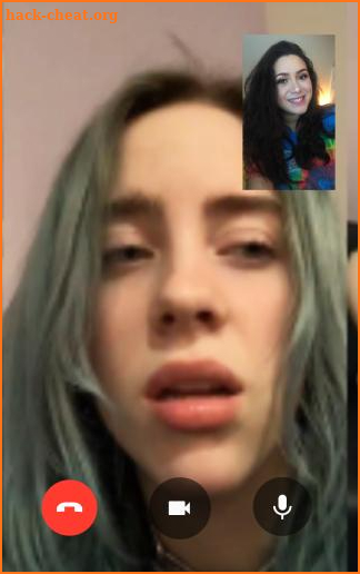 prank Billie Eilish Video Call l simulation screenshot