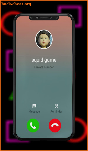 Prank call from Squid Game screenshot