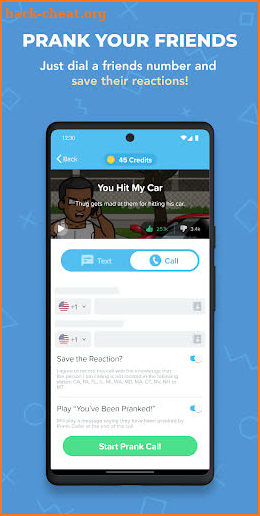 Prank Caller: Prank Call & SMS screenshot