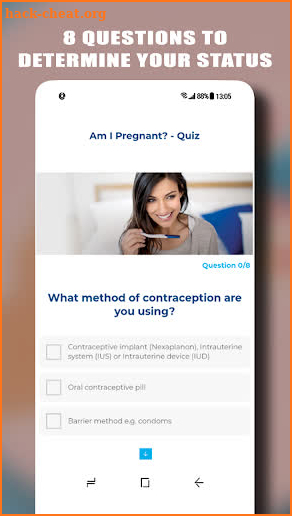 Prany - Pregnancy Test Quiz screenshot