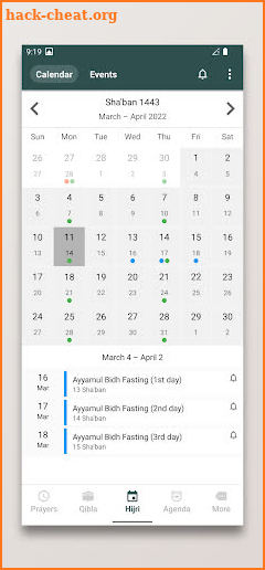 Prayer Times and Qibla screenshot