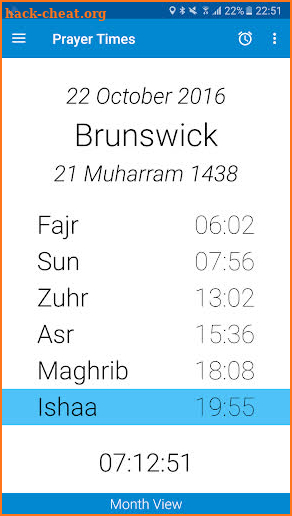 Prayer Times (Namaz Vakti) screenshot