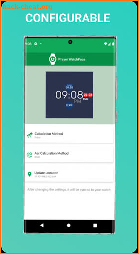 Prayer WatchFace screenshot