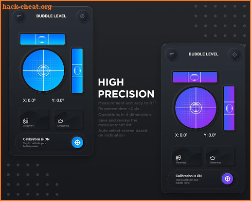 Precise Level: Digital Bubble Level - Spirit Level screenshot