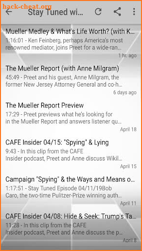 Preet Bharara PODCAST daily screenshot