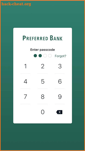 Preferred Bank Mobile screenshot